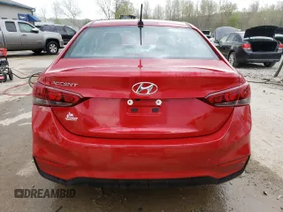 2022 Hyundai Accent SE with VIN 3KPC24A67NE187575, listed as a Copart auction lot 52248755 with 24,577 mi miles and Salvage title. Bid and sale history available at DreamBid. Image 6.