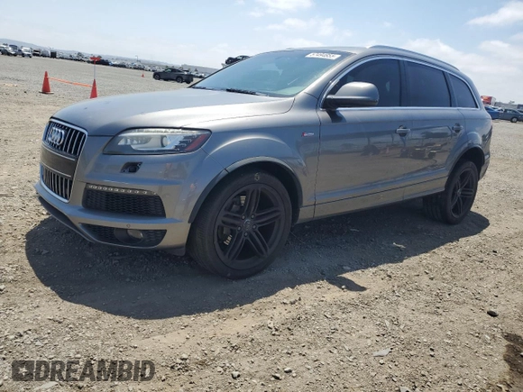 2011 Audi Q7 S line with VIN WA1DGAFE7BD007510, listed as a Copart auction lot 57494655 with 146,779 mi miles and Salvage title. Bid and sale history available at DreamBid. Image 1.