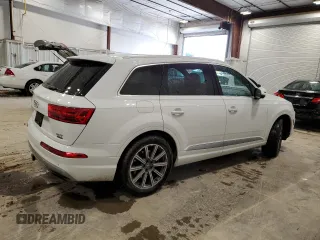 2017 Audi Q7 Premium Plus with VIN WA1LAAF71HD026691, listed as a Copart auction lot 55519725 with 128,047 mi miles and Clean Title. Bid and sale history available at DreamBid. Image 3.