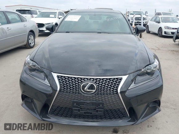 2015 Lexus IS 250 with VIN JTHCF1D26F5026996, listed as a IAAI auction lot 41537558 with 133,341 mi miles and . Bid and sale history available at DreamBid. Image 12.