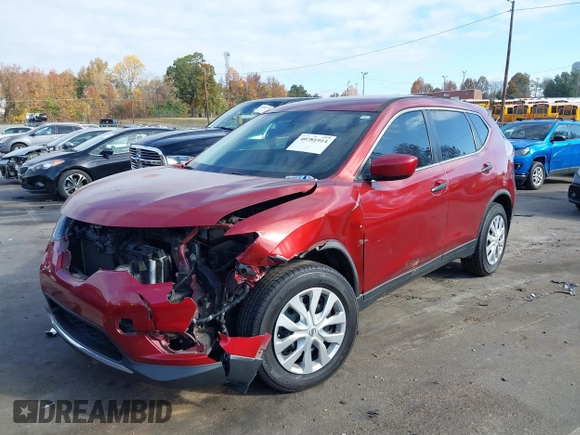 2016 Nissan Rogue SV with VIN JN8AT2MT2GW021438, listed as a IAAI auction lot 40781914 with 115,543 mi miles and . Bid and sale history available at carsss.com. Image 2.