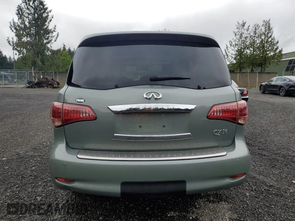 2012 Infiniti QX56 7-passenger z VIN JN8AZ2NE6C9021661, wystawiony jako Copart lot #54956795 z przebiegiem 106 037 mil mil oraz Tytuł czysty. Historia ofert i sprzedaży dostępna na DreamBid. Obrazek 6.