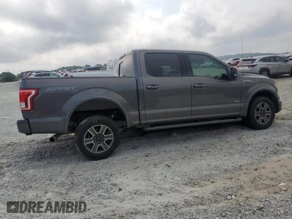 2016 Ford F-150 XL with VIN 1FTEW1CP3GKD20186, listed as a Copart auction lot 59256505 with 112,551 mi miles and Salvage title. Bid and sale history available at DreamBid. Image 3.