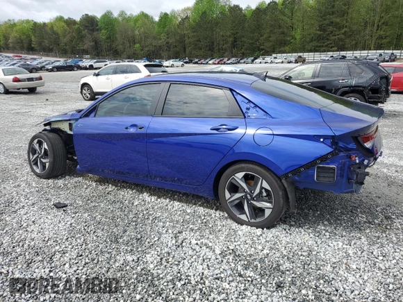2023 Hyundai Elantra SEL with VIN KMHLS4AG0PU478394, listed as a Copart auction lot 51831975 with 13,982 mi miles and Salvage Title. Bid and sale history available at DreamBid. Image 2.