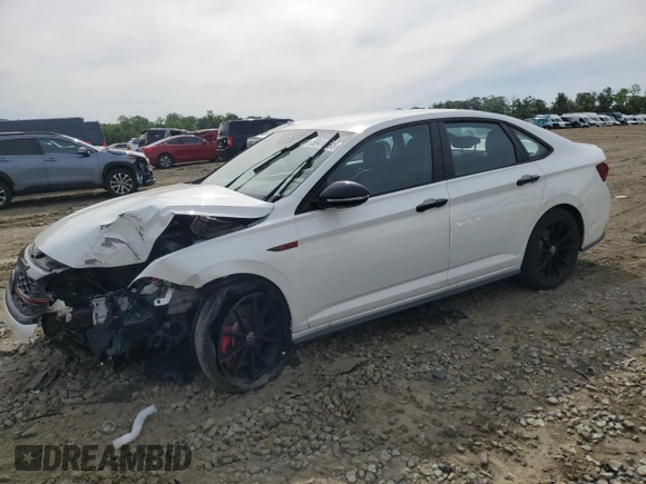 2024 Volkswagen Jetta 40th Anniversary Edition with VIN 3VW9T7BU7RM006621, listed as a Copart auction lot 58410695 with 16,412 mi miles and Salvage title. Bid and sale history available at DreamBid. Image 1.