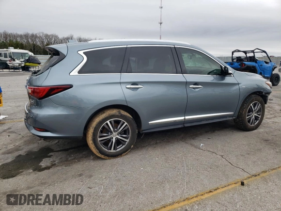 2018 Infiniti QX60 with VIN 5N1DL0MM7JC500755, listed as a Copart auction lot 85363834 with 119,413 mi miles and Salvage Title. Bid and sale history available at carsss.com. Image 3.