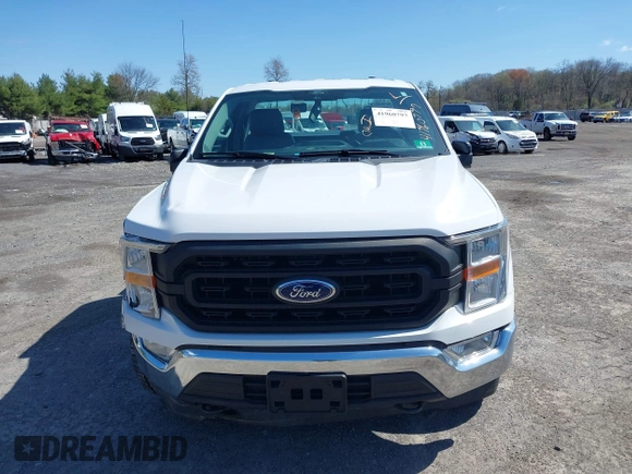 2021 Ford F-150 XL with VIN 1FTMF1EB8MKD78836, listed as a IAAI auction lot 41960797 with 57,461 mi miles. Bid and sale history available at carsss.com. Image 12.