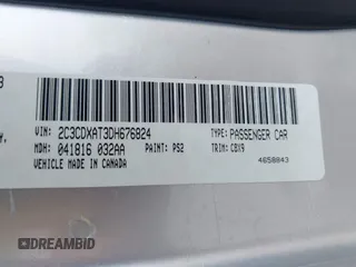 2013 Dodge Charger Police with VIN 2C3CDXAT3DH676824, listed as a IAAI auction lot 42483890 with 136,924 mi miles and . Bid and sale history available at DreamBid. Image 9.