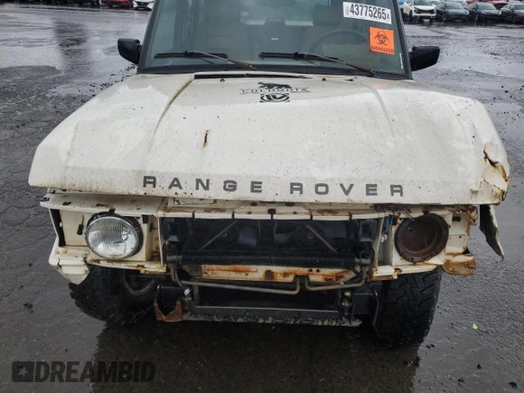 1991 Land Rover Range Rover with VIN SALHV124XMA605162, listed as a Copart auction lot 43775265 with 68,368 mi miles and Clean Title. Bid and sale history available at DreamBid. Image 11.