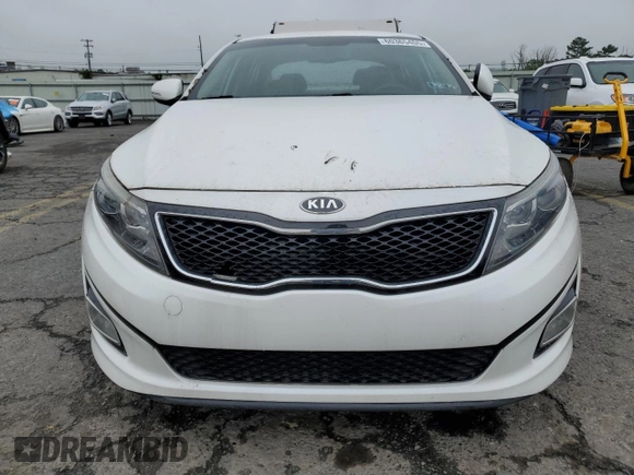 2015 Kia Optima LX z VIN KNAGM4A7XF5646760, wystawiony jako Copart lot #60365405 z przebiegiem 85 291 mil mil oraz Czysty tytuł • Clean title. Historia ofert i sprzedaży dostępna na DreamBid. Obrazek 5.
