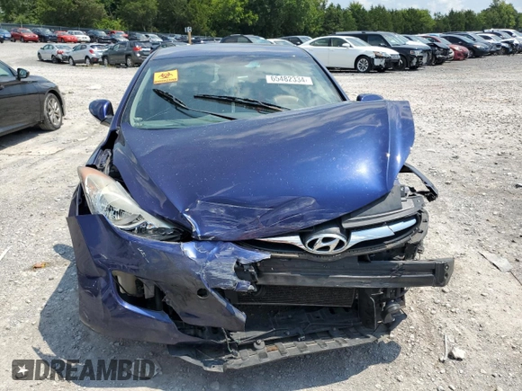 2013 Hyundai Elantra Limited with VIN 5NPDH4AE1DH168041, listed as a Copart auction lot 49709275 with 151,101 mi miles and Salvage Title. Bid and sale history available at DreamBid. Image 5.
