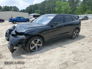 2018 Jaguar F-Pace 25t R-Sport z VIN SADCL2FX7JA321392, wystawiony jako Copart lot #57532045 z przebiegiem 79 087 mil mil oraz Szkoda całkowita • Salvage title. Historia ofert i sprzedaży dostępna na DreamBid. Obrazek 1.