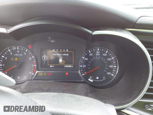 2015 Kia Optima SX Turbo with VIN 5XXGR4A62FG366404, listed as a IAAI auction lot 41928324 with 139,268 mi miles. Bid and sale history available at carsss.com. Image 7.