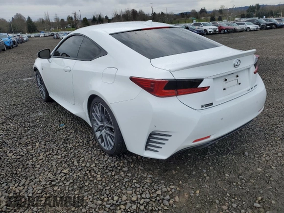 2017 Lexus RC 350 with VIN JTHSE5BC6H5007501, listed as a Copart auction lot 80518044 with 107,089 mi miles and Salvage title. Bid and sale history available at DreamBid. Image 2.