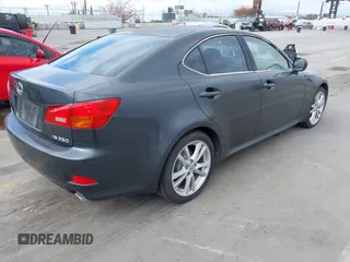 2006 Lexus IS 250 with VIN JTHBK262X65014294, listed as a IAAI auction lot 42165001 with 203,762 mi miles and . Bid and sale history available at DreamBid. Image 4.