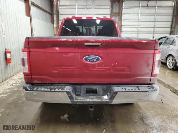 2022 Ford F-150 XL with VIN 1FTFW1E54NKE31536, listed as a Copart auction lot 46271985 with 41,986 mi miles and Salvage Title. Bid and sale history available at carsss.com. Image 6.