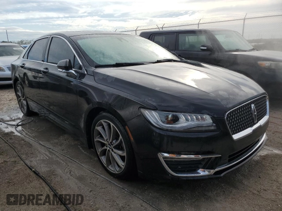 2019 Lincoln MKZ Reserve I with VIN 3LN6L5D94KR618525, listed as a Copart auction lot 75083254 with 28,698 mi miles and Salvage Title. Bid and sale history available at DreamBid. Image 4.
