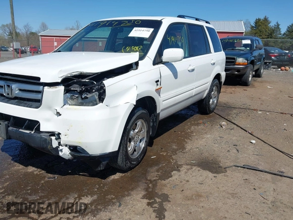 2007 Honda Pilot EX-L with VIN 2HKYF185X7H515012, listed as a IAAI auction lot 41914750 with 231,177 mi miles. Bid and sale history available at carsss.com. Image 6.