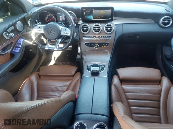 2020 Mercedes-Benz C 43 AMG with VIN WDDWF6EB3LR557917, listed as a Copart auction lot 88115195 with 29,456 mi miles and Salvage Title. Bid and sale history available at carsss.com. Image 8.