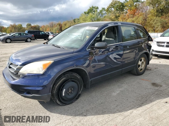 2011 Honda CR-V LX with VIN JHLRE4H32BC029700, listed as a Copart auction lot 76036444 with 137,414 mi miles and Salvage Title. Bid and sale history available at carsss.com. Image 1.
