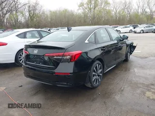 2024 Honda Civic Sedan EX with VIN 2HGFE1F71RH338636, listed as a IAAI auction lot 41905247 with 1,152 mi miles. Bid and sale history available at carsss.com. Image 4.