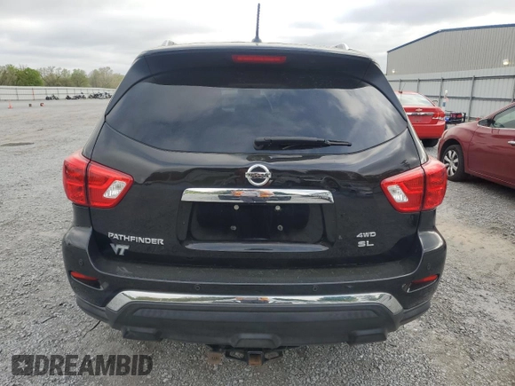 2017 Nissan Pathfinder SV with VIN 5N1DR2MM4HC691751, listed as a Copart auction lot 51936275 with 146,339 mi miles and Clean Title. Bid and sale history available at carsss.com. Image 6.