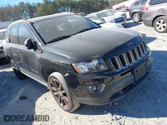 2017 Jeep Compass 75th Anniversary Edition with VIN 1C4NJDBBXHD167754, listed as a IAAI auction lot 41705567 with 113,973 mi miles. Bid and sale history available at carsss.com. Image 1.