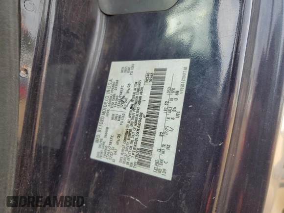 1999 Ford F-150 XL with VIN 1FTRX08L5XKA00608, listed as a Copart auction lot 86362364 with Not provided miles and Salvage title. Bid and sale history available at DreamBid. Image 14.