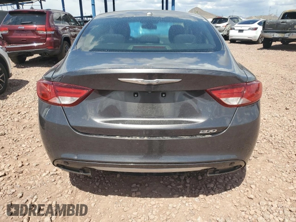 2015 Chrysler 200 Limited with VIN 1C3CCCAB6FN653373, listed as a Copart auction lot 51637675 with 191,098 mi miles and Salvage Title. Bid and sale history available at DreamBid. Image 6.