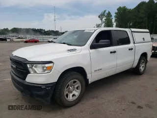 2022 Ram 1500 Tradesman with VIN 1C6RRFGG8NN241874, listed as a Copart auction lot 52936015 with 37,400 mi miles and Salvage title. Bid and sale history available at DreamBid. Image 1.