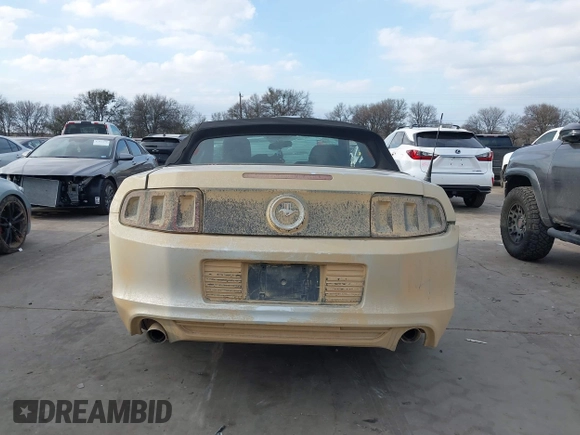 2014 Ford Mustang V6 with VIN 1ZVBP8EM8E5233906, listed as a IAAI auction lot 41590461 with 113,131 mi miles. Bid and sale history available at carsss.com. Image 16.
