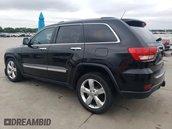 2013 Jeep Grand Cherokee Overland with VIN 1C4RJECG5DC528650, listed as a Copart auction lot 51581684 with 141,050 mi miles and Clean Title. Bid and sale history available at carsss.com. Image 2.