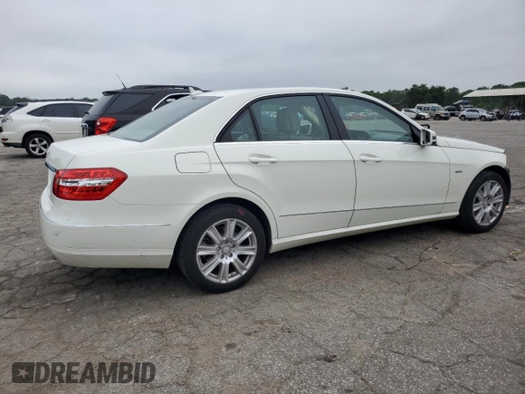 2012 Mercedes-Benz E 350 Luxury with VIN WDDHF5KB8CA584407, listed as a Copart auction lot 54925505 with 81,030 mi miles and Salvage Title. Bid and sale history available at DreamBid. Image 3.