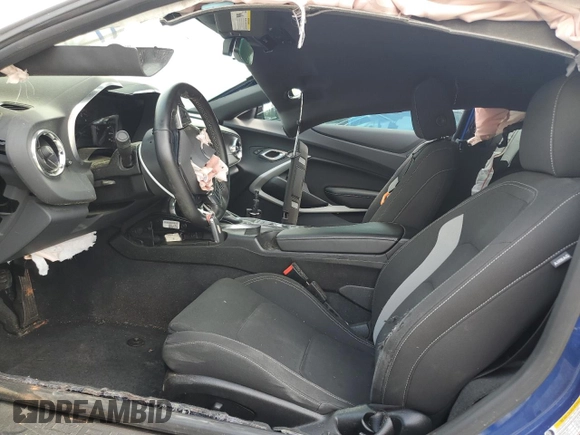 2023 Chevrolet Camaro LT1 with VIN 1G1FF1R78P0113017, listed as a Copart auction lot 55322845 with 32,392 mi miles and Salvage Title. Bid and sale history available at DreamBid. Image 7.