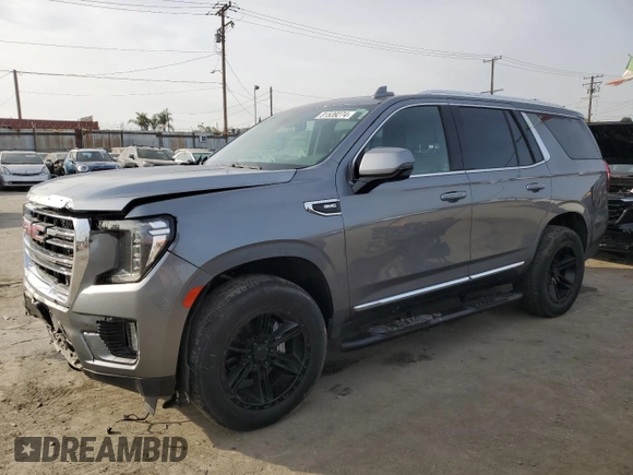 2022 GMC Yukon SLT with VIN 1GKS2BKD0NR115087, listed as a Copart auction lot 81539274 with 43,977 mi miles and Salvage Title. Bid and sale history available at carsss.com. Image 1.