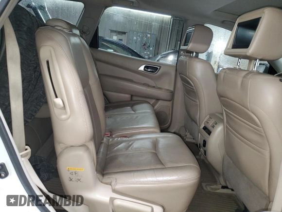 2013 Nissan Pathfinder SV with VIN 5N1AR2MM0DC613822, listed as a Copart auction lot 50261245 with 120,311 mi miles and Salvage Title. Bid and sale history available at carsss.com. Image 10.
