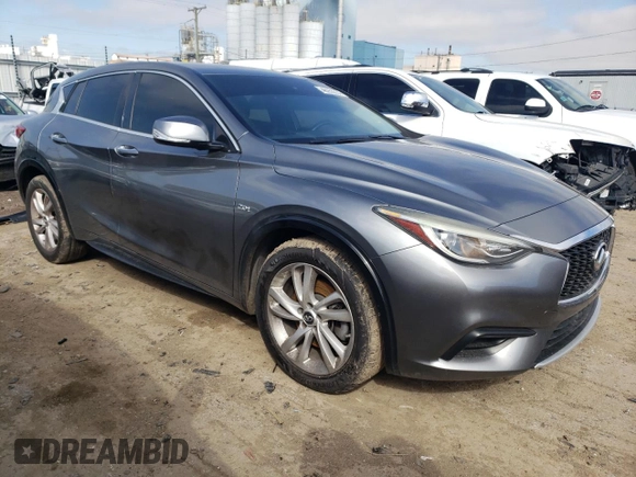 2017 Infiniti QX30 Sport with VIN SJKCH5CP3HA017499, listed as a Copart auction lot 46955954 with 100,772 mi miles. Bid and sale history available at carsss.com. Image 4.