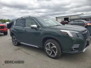 2023 Subaru Forester Touring with VIN JF2SKARCXPH421629, listed as a Copart auction lot 57392635 with 17,157 mi miles and Salvage title. Bid and sale history available at DreamBid. Image 4.
