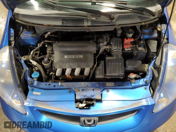 2007 Honda Fit with VIN JHMGD37447S041337, listed as a Copart auction lot 60352955 with 222,726 mi miles and Clean title. Bid and sale history available at DreamBid. Image 11.