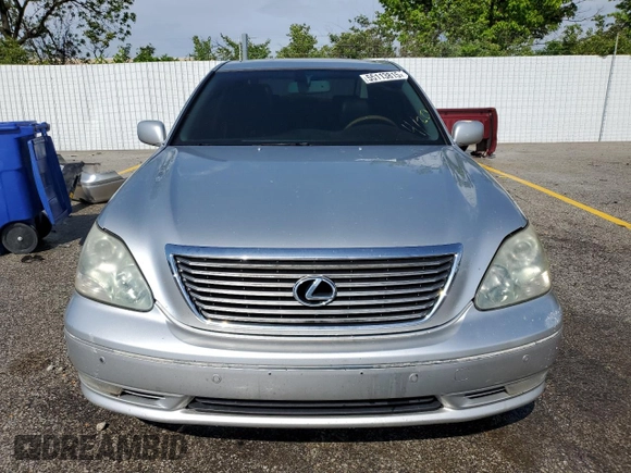 2005 Lexus LS 430 with VIN JTHBN36F455004665, listed as a Copart auction lot 55113815 with Not Provided miles and Clean Title. Bid and sale history available at carsss.com. Image 5.