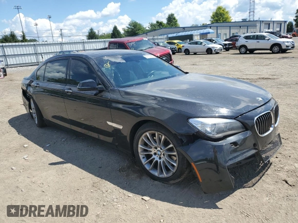 2015 BMW 7 Series 740Li xDrive with VIN WBAYF4C53FGS99173, listed as a Copart auction lot 64185443 with 80,230 mi miles and . Bid and sale history available at DreamBid. Image 4.