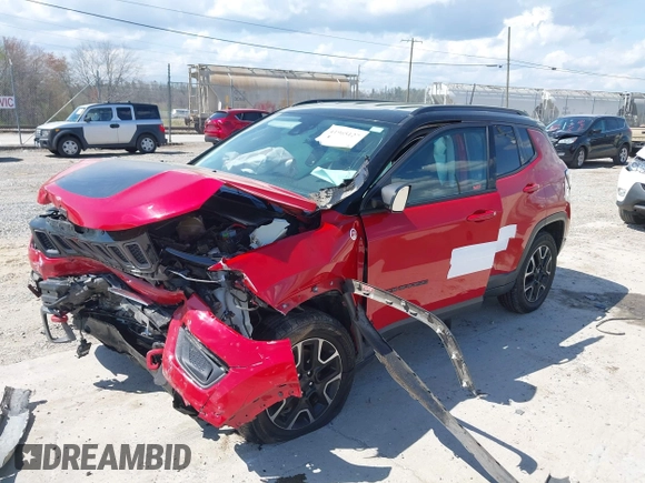 2021 Jeep Compass Trailhawk с VIN 3C4NJDDB5MT591117, выставлен на аукционе IAAI как лот 41965127 с пробегом Не указан миль и . История ставок и продаж доступна на DreamBid. Изображение 18.