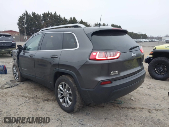 2019 Jeep Cherokee Latitude Plus with VIN 1C4PJMLB4KD323124, listed as a IAAI auction lot 41782873 with 81,929 mi miles and . Bid and sale history available at carsss.com. Image 3.