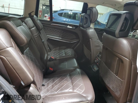 2017 Mercedes-Benz GLS 550 with VIN 4JGDF7DE1HA918632, listed as a Copart auction lot 49930205 with 122,610 mi miles and Salvage title. Bid and sale history available at DreamBid. Image 11.