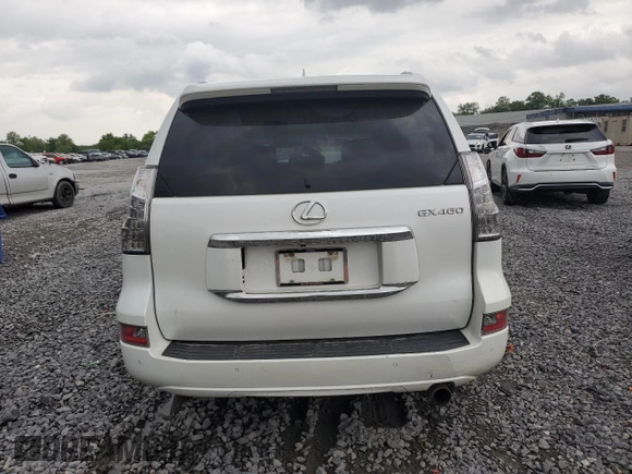 2015 Lexus GX 460 with VIN JTJBM7FX2F5114469, listed as a Copart auction lot 53866525 with 193,532 mi miles and Salvage title. Bid and sale history available at DreamBid. Image 6.