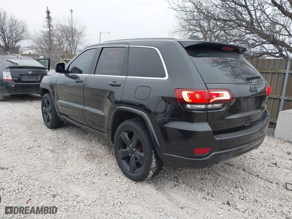 2015 Jeep Grand Cherokee Altitude with VIN 1C4RJFAG1FC210908, listed as a IAAI auction lot 41550173 with 168,905 mi miles. Bid and sale history available at carsss.com. Image 3.