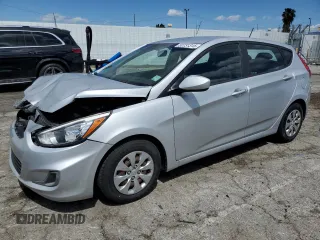 2017 Hyundai Accent SE with VIN KMHCT5AE0HU316588, listed as a Copart auction lot 50731315 with 95,447 mi miles and Salvage Title. Bid and sale history available at carsss.com. Image 1.