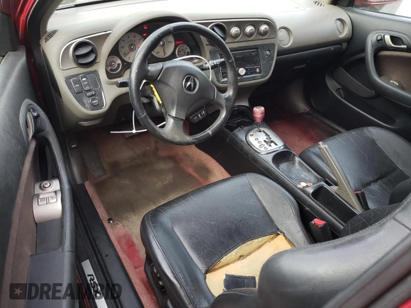 2002 Acura RSX Auto with VIN JH4DC54872C025385, listed as a Copart auction lot 81033264 with 205,653 mi miles and Salvage Title. Bid and sale history available at carsss.com. Image 8.