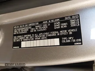 2023 Volvo XC40 Ultimate z VIN YV4ED3UM4P2052302, wystawiony jako IAAI lot #41350191 z przebiegiem 8 542 mil mil oraz . Historia ofert i sprzedaży dostępna na DreamBid. Obrazek 9.
