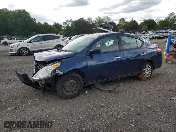 2019 Nissan Versa SV z VIN 3N1CN7AP8KL864080, wystawiony jako Copart lot #55659895 z przebiegiem 107 552 mil mil oraz Szkoda całkowita • Salvage title. Historia ofert i sprzedaży dostępna na DreamBid. Obrazek 1.